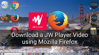 How To Download JW Player Videos using Mozilla Firefox [upl. by Adnovaj]