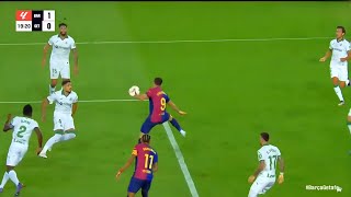 GOL DO BARCELONA HOJE  GOL DE LEWANDOWSKI  BARCELONA X GETAFE  LA LIGA 2425 [upl. by Derrek]