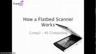 How does a flatbed scanner work AQA Computing Comp2 [upl. by Dona]