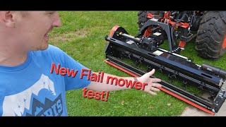 WoodMaxx FM78H offset flail mower delivery and initial overview [upl. by Legra]