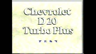 TEST CHEVROLET D 20 TURBO PLUS AUTO AL DÍA N°3 [upl. by Olga]