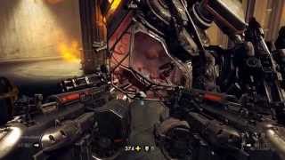 Wolfenstein The New Order  Final Boss Deathshead on UBER Difficulty  835 HP Overcharging Guide [upl. by Asserac]