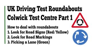 UK Driving Test Roundabouts  Colwick Test Centre Part 1 [upl. by Issi]