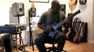 Ede Wright Strandberg Boden 8 String Guitar AxeFx 2 [upl. by Neleag293]