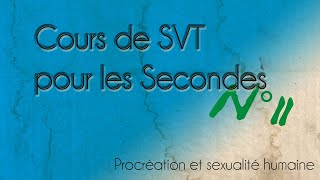 Cours SVT Secondes n°2 Procréation et sexualité humaine [upl. by Athalie235]