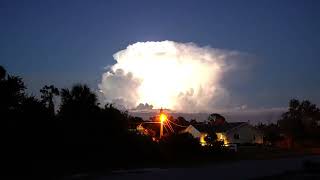 Cumulonimbus Cloud in Southwest Florida June 2023 [upl. by Olvan]