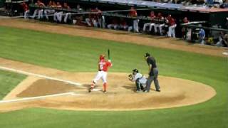 Ian Kinsler  bat against Houston Astros 6169 [upl. by Kinom176]