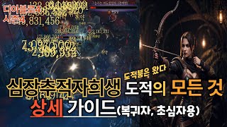 디아블로4 시즌4 심장추적자희생 도적이 궁금하신가요 심추 도적의 모든 것 상세 가이드 JahBer TV [upl. by Tina]