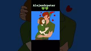 Alejandrpeter y Alejandra Rogers Dinkley x peter pan Alejadrpeter shorts [upl. by Aivatnuhs]