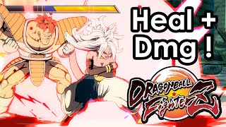 Android 21s Level 3 in Matches   DBFZ New Patch Gameplay [upl. by Angela]