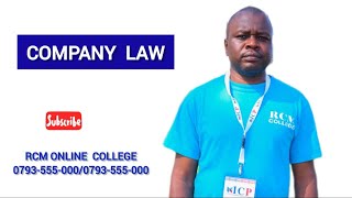 COMPANY LAW LAWCOMPANY MEETINGSCPA KENYA [upl. by Otilegna]