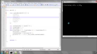 Beginning C Programming  Part 13  Hangman Game 1 [upl. by Anaerb]