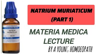 NATRIUM MURIATICUM part 1  Materia Medica lecture  with hand made notes [upl. by Aihsercal29]