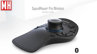 Review of the SpaceMouse Pro Wireless Bluetooth Edition the mouse for 3D Artists [upl. by Erland347]