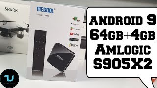 MECOOL KM3 UnboxingHands on 2019 Android 9 tv box certified google Amlogic S905X2 [upl. by Ycrep]