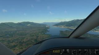 Landing in Ketchikan Alaska  PAKT KTN  Ketchikan International Airport  flight alaska [upl. by Atimed]