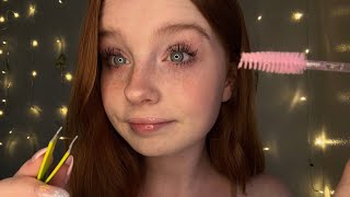 ASMR Sweet Friend Does Your Lashes ♡ Spoolie Nibbling [upl. by Antsirhc]