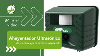 Ahuyentador Ultrasónico De Animales Para Exterior Aspectek [upl. by Seaton]