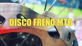 COME PULIRE IL DISCO FRENO E LE PASTIGLIE DELLA MTB [upl. by Samoht]