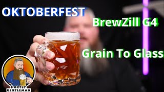 Brewing a 4 day OKTOBERFEST Grain To Glass BrewZilla Gen 4 [upl. by Laehctim626]