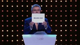 Pékin organisera les jeux Olympiques dhiver 2022 [upl. by Rockwood]