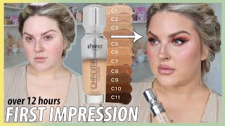 IM CONFUSED 💀 BPerfect CHROMA COVER LUMINOUS Foundation 🤔 First Impression 12hr [upl. by Nicki]