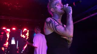 Lil Peep  When I Lie Needle UNRELEASED Live in Atlanta  The Loft 110717 [upl. by Inattyrb]