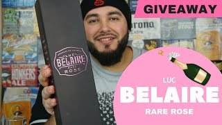 LUC BELAIRE RARE ROSE REVIEW  GIVEAWAY ALERT [upl. by Kaasi]