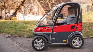 PLUS ll  Elektro Kabinenfahrzeug von KYBURZ Switzerland AG [upl. by Itak]