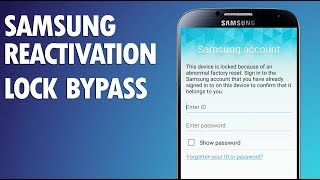 Bypass Samsung Account Activation Lock  Easy Method [upl. by Nepets]