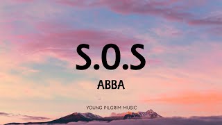 ABBA  SOS Lyrics [upl. by Nednerb]