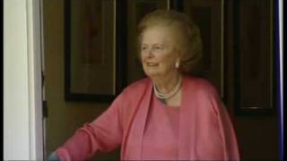 Former Prime Minister Baroness Thatcher returns home [upl. by Dunstan493]