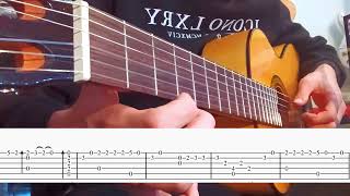 Concerning the Hobbits Fingerstyle Tutorial Tabs [upl. by Thilda548]