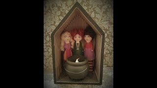 Hocus Pocus peg dolls [upl. by Aldercy]