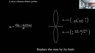 Prof Ken McLaughlin  Introduction to the RiemannHilbert analysis of soliton gasses [upl. by Gnim]