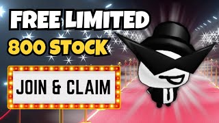 800 Stock Join amp Claim Free Limited Xuu Fella Now [upl. by Mel]