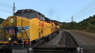 Train Simulator 2022  GE AC4400CW  UP 7162 to Bakersfield  Part 2  4K UHD [upl. by Harley]