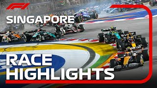 Race Highlights  2024 Singapore Grand Prix [upl. by Enitnemelc]