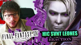 First Time Hearing quotHIC SVNT LEONESquot  Final Fantasy XIV OST Reaction [upl. by Zennas]