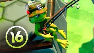 YookaLaylee and the Impossible Lair 100 Walkthrough Part 16  Scareship Scroll amp Capital Causeway [upl. by Kornher]