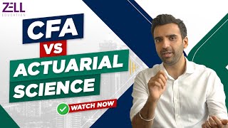 CFA VS Actuarial Science ZellEducation [upl. by Nahsaj]