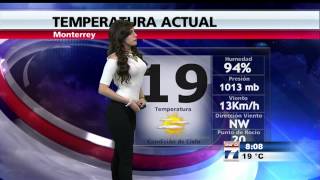 Fannia Lozano y el Clima Info7 Matutino 06Oct2014 0800 AM Full HD [upl. by Cirilla]