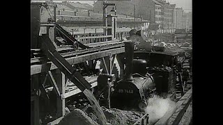 SBahn Berlin Bauarbeiten der NordSüd Verbindung 1934 [upl. by Elvah]