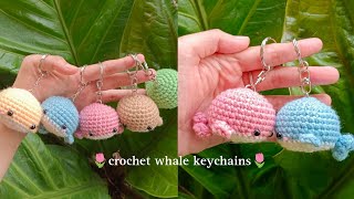 â™¡ Crochet Amigurumi Whale  Crohet Whale Keychain  Crochet Ideas â™¡ [upl. by Tyne504]