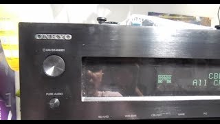 HOW TO REST ONKYO Receiver Factory Reset fix [upl. by Norahc]