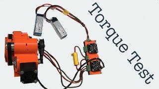 Torque Test of Robot Actuator Brushless Motor Robotic Joint [upl. by Immac]