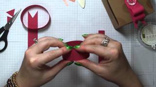 How to Make a Paper Bow Quick Tip Tuesday 13 [upl. by Florina]