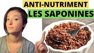 Saponines Des Antinutriments Médicinaux Dangers et propriétés médicinales des Saponines [upl. by Yarb]