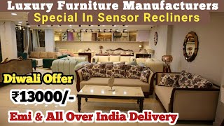 Luxury Furniture Manufacturers in Hyderabad  Reclinner ₹13000 Only  Luxury Sofa  Dining Table [upl. by Nanfa]