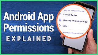 How to Manage App Permissions on Android 10 [upl. by Arabeila]